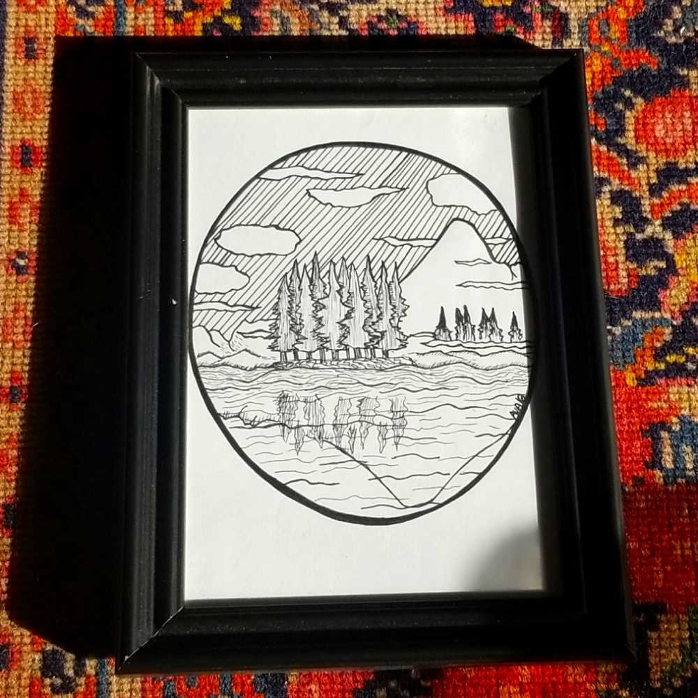 Minimalist Line Drawing